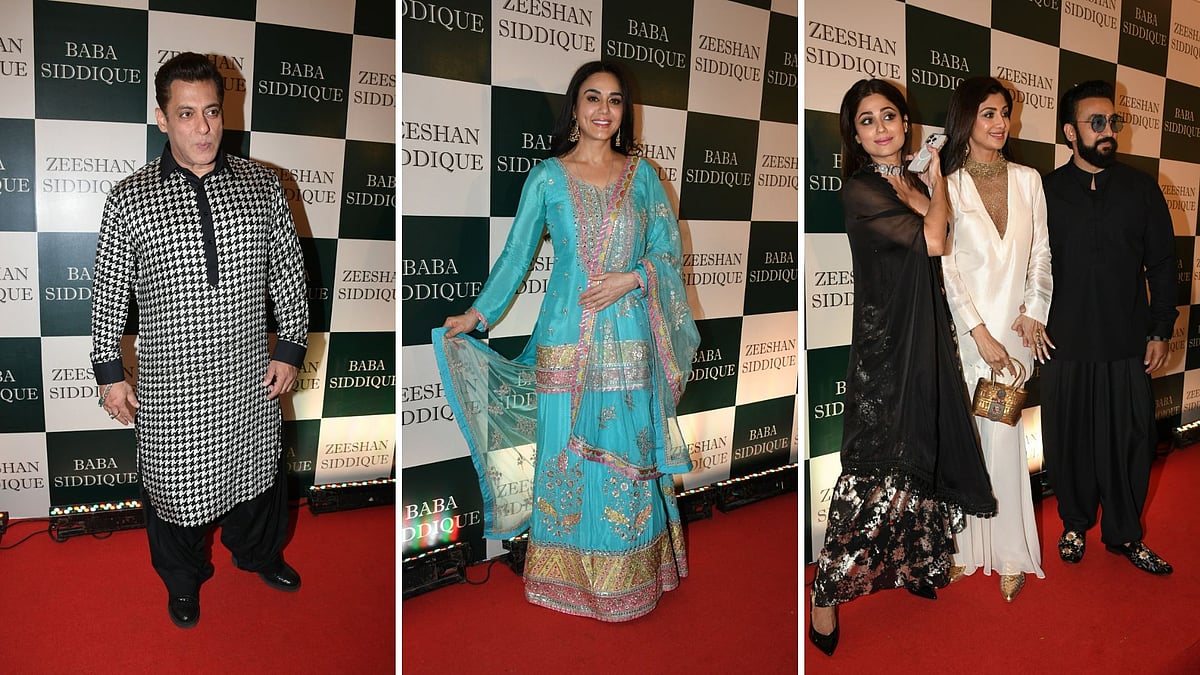 Pics: Salman Khan, Preity Zinta, Shilpa Shetty Attend Baba Siddique's Iftar  Bash