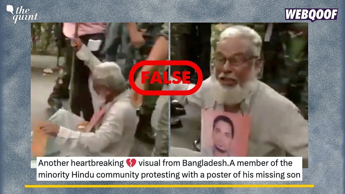 Fact-Check: ANI Misidentifies Muslim Man As Bangladeshi Hindu Looking ...