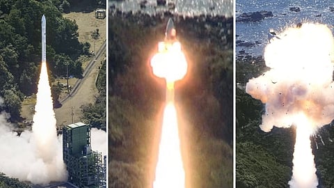 Japan: பன்னிரண்டு பேரால் ஏவப்பட்ட ராக்கெட் - புறப்பட்ட சில வினாடிகளில் ...