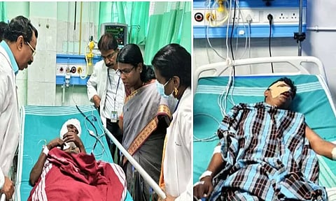 വയോധികന്റെ മുഖം കരടി കടിച്ച് പറിച്ചു; രക്ഷപ്പെടുത്താൻ ശ്രമിച്ച മകനും കടിയേറ്റു | Bear attack