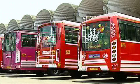 Private bus strike