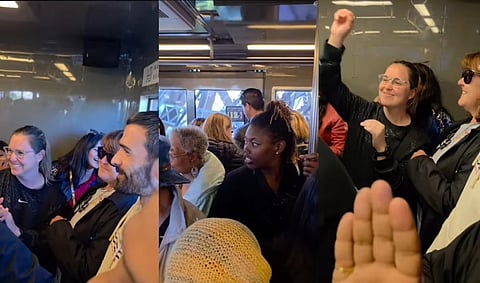 "ഈഫൽ ടവർ സന്ദർശിച്ച വേളയിൽ ഒരു കൂട്ടം ഇന്ത്യൻ വിനോദസഞ്ചാരികൾ ചെയ്തത് കണ്ടോ?" വീഡിയോ കാണാം |  Eiffel Tower