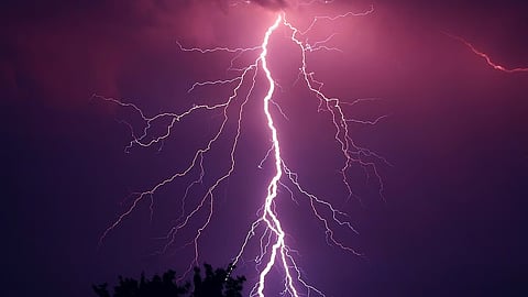 Lightning strike