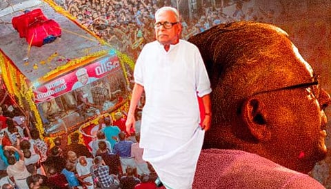 VS Achuthanandan funeral 