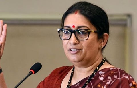 NDA govt in Bihar uplifted women from shadow of helplessness, says Smriti Irani