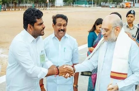 Annamalai : 'മോദിയുടെ സന്ദർശനത്തിന് മുമ്പ് ഒന്നിക്കൂ': തമിഴ്‌നാട്ടിലെ BJP നേതാക്കളോട് അമിത് ഷാ, യോഗത്തിൽ പങ്കെടുക്കാതെ അണ്ണാമലൈ