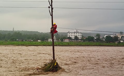 NDRF officer rescues child