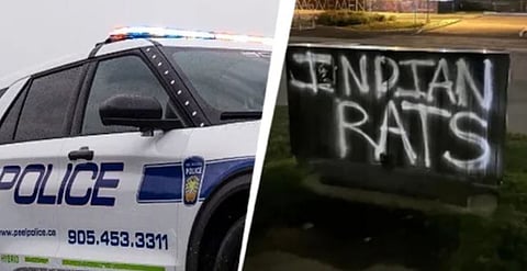 Canada : 'ഇന്ത്യൻ എലികൾ': കാനഡയിൽ ചിൽഡ്രൻസ് പാർക്കിന് മുൻപിൽ വിദ്വേഷ പരാമർശം