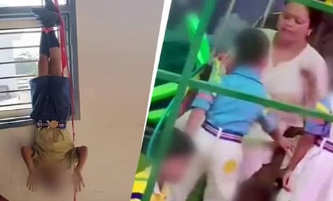 School : ഹരിയാനയിലെ സ്കൂളിൽ കുട്ടിയെ തലകീഴായി കെട്ടിത്തൂക്കി മർദ്ദിച്ചു: പ്രിൻസിപ്പലിനും ജീവനക്കാർക്കുമെതിരെ കേസ്