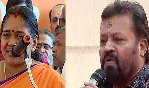 Suresh Gopi : 'കേരളത്തിലെ മന്ത്രിമാർക്ക് സുരേഷ് ഗോപിയോട് അലർജി, പദ്ധതികൾ ചാക്കിൽ കെട്ടി കൊണ്ടുവന്ന് കൊടുക്കാൻ കഴിയില്ല': ശോഭ സുരേന്ദ്രൻ