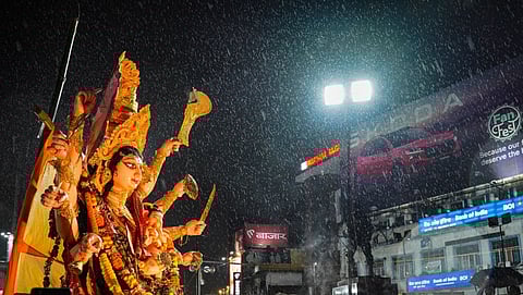 Durga : കനത്ത സുരക്ഷ : റാഞ്ചിയിൽ ദുർഗാ വിഗ്രഹ നിമജ്ജനം സമാധാനപരമായി നടന്നു