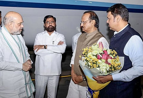 Amit Shah : ഷിർദ്ദിയിൽ ഫഡ്‌നാവിസിനെയും ഉപ മുഖ്യമന്ത്രിമാരെയും കണ്ട് അമിത് ഷാ