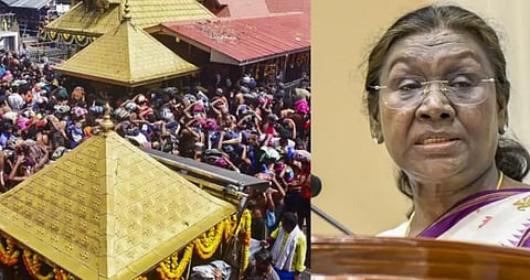 sabarimala president visit