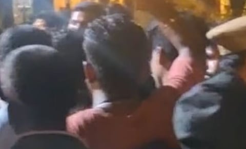 Palestine : സയണിസ്റ്റ് അനുകൂല മുദ്രാവാക്യങ്ങൾ വിളിച്ച് ABVP : EFLUവിൽ പലസ്തീൻ അനുകൂല പ്രതിഷേധത്തിനിടെ സംഘർഷം