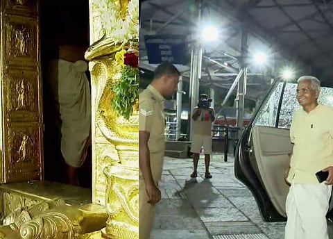 Sabarimala : ശബരിമലയിലെ കണക്കെടുപ്പിനായി ജസ്റ്റിസ് KT ശങ്കരൻ പമ്പയിൽ: സ്‌ട്രോങ് റൂം പരിശോധിക്കും, സംസ്ഥാനത്ത് പ്രതിഷേധം തുടരും