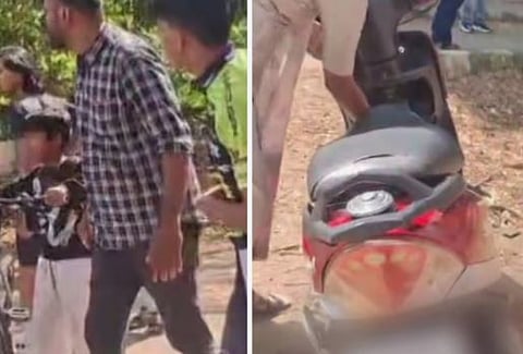 Accident : സംസ്ഥാന സ്‌കൂൾ ഗെയിംസ് സൈക്ലിങ് മത്സരം നടക്കുന്ന റോഡിൽ സ്‌കൂട്ടർ: വിദ്യാർത്ഥിക്ക് പരിക്ക്