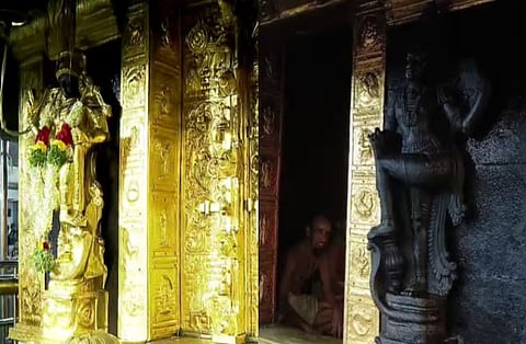 sabarimala gold plate