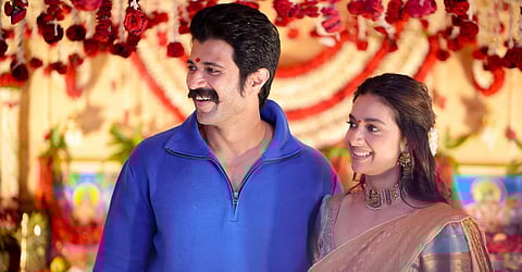 വിജയ് ദേവരകൊണ്ടയുടെ പുതിയ ചിത്രത്തിൽ നായികയായി കീർത്തി സുരേഷ്; പൂജ വിഡിയോ | SVC59