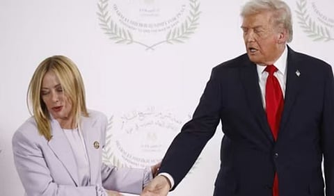 Trump : 'സുന്ദരി എന്ന് വിളിക്കുന്നതിൽ നിങ്ങൾക്ക് വിരോധമില്ലല്ലോ അല്ലേ?’: ജോർജിയ മെലോണിയോട് ട്രംപ്
