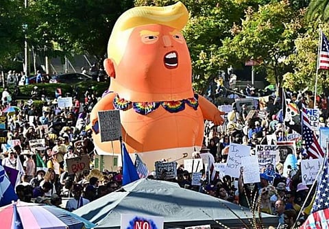 US : 'നോ കിംഗ്സ്' മാർച്ച് : യു എസിലുടനീളം ട്രംപ് വിരുദ്ധ റാലികൾ