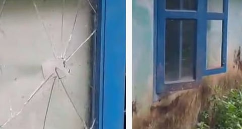 കോട്ടയം പള്ളിക്കത്തോട് സ്കൂളിന് നേർക്ക് ആക്രമണം: ജനലും വാതിലും തകർത്തു, പോലീസ് അന്വേഷണം | Attack