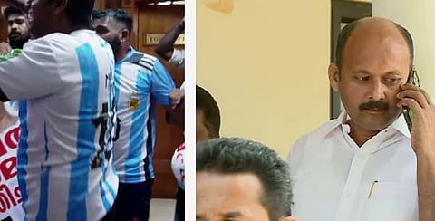 കലൂർ സ്റ്റേഡിയത്തിൽ അതിക്രമിച്ചു കയറിയെന്ന പരാതി: DCC പ്രസിഡൻ്റ് മുഹമ്മദ് ഷിയാസിനെതിരെ കേസ് | DCC