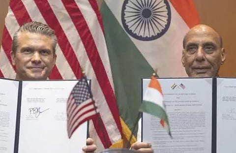 ഇന്ത്യ - US പ്രതിരോധ സഹകരണം ശക്തമാക്കി: 10 വർഷത്തെ നിർണ്ണായക കരാറിൽ ഒപ്പുവെച്ചു | US