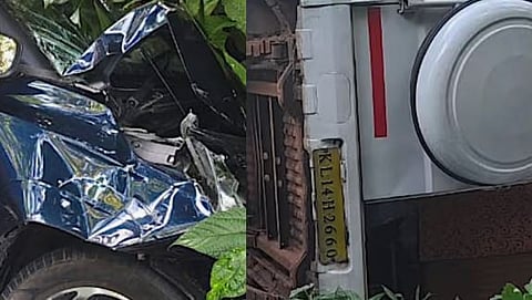 നെടുംപൊയിൽ ചുരത്തിൽ ട്രാവലർ കൊക്കയിലേക്ക് മറിഞ്ഞു: 12 പേർക്ക് പരിക്ക് | Creek