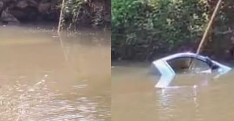 നഗരസഭ ചെയർമാൻ ഫ്ലാഗ് ഓഫ് ചെയ്തു : പിന്നാലെ വാഹനം പുഴയിലേക്ക് വീണു | Vehicle