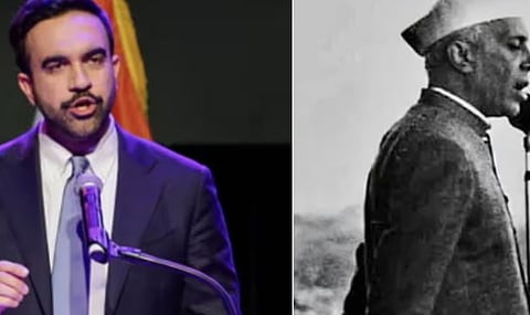 'നാം ഒരു രാഷ്ട്രീയ രാജവംശത്തെ അട്ടിമറിച്ചു, പഴയതിൽ നിന്ന് പുതിയതിലേക്ക് കാലെടുത്ത് വച്ചു': കന്നി പ്രസംഗത്തിൽ നെഹ്‌റുവിൻ്റെ വാക്കുകൾ ഉദ്ധരിച്ച് സൊഹ്‌റാൻ മംദാനി | Nehru