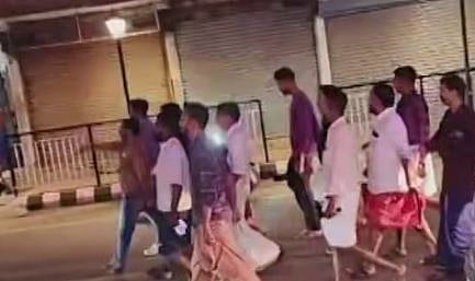 പ്രകോപന പ്രസംഗം എന്ന് ആരോപണം : യൂത്ത് കോൺഗ്രസ് നേതാവിനെതിരെ DYFI  പ്രതിഷേധം | DYFI