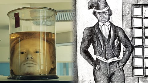 The preserved head of Diogo Alves, the serial killer