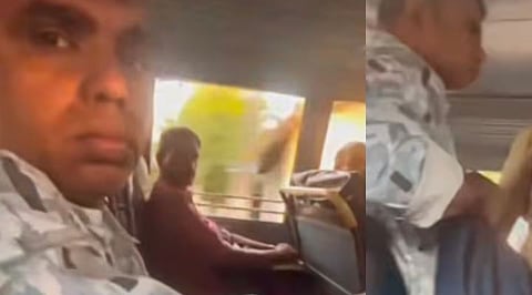 KSRTC ബസിൽ യുവതിക്ക് നേരെ ലൈംഗികാതിക്രമം ഉണ്ടായ സംഭവം: ദൃശ്യങ്ങൾ വൈറലായതിന് പിന്നാലെ പോലീസ് കേസെടുത്തു; പ്രതിക്കായി തിരച്ചിൽ | Sexual assault