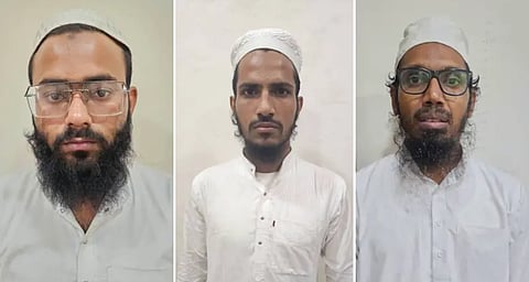 ഗുജറാത്തിൽ ഐ.എസ്. ബന്ധമുള്ള 3 ഭീകരർ പിടിയിൽ; ആയുധങ്ങൾ കൈമാറുന്നതിനിടെ അറസ്റ്റ് ചെയ്ത് എ.ടി.എസ് | 3 terrorists arrested 
