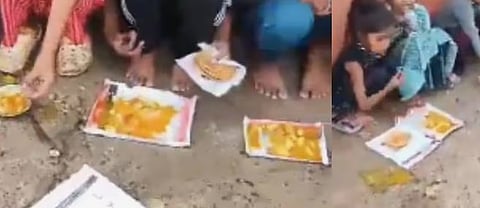 മധ്യപ്രദേശിലെ സ്‌കൂളിൽ ഉച്ചഭക്ഷണം പേപ്പർ ഷീറ്റിൽ:  വിവാദം, പ്രിൻസിപ്പലിന് സസ്‌പെൻഷൻ; വിമർശിച്ച് രാഹുൽ ഗാന്ധി | School