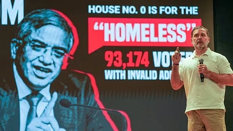 'എച്ച്' ഫയലുകളിലെ എല്ലാ അവകാശ വാദങ്ങളും പൊളിയുന്നു: രാഹുൽ ഗാന്ധിയുടെ 'വോട്ട് ചോരി' നാടകം തുറന്നു കാട്ടുന്നു