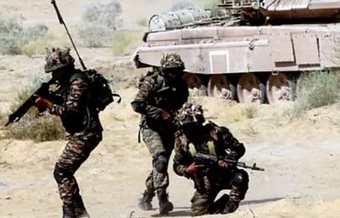 പാക് അതിർത്തിയിൽ ഇന്ത്യൻ സേനയുടെ ശക്തി പ്രകടനം: 'മരു ജ്വാല'! | Indian Army