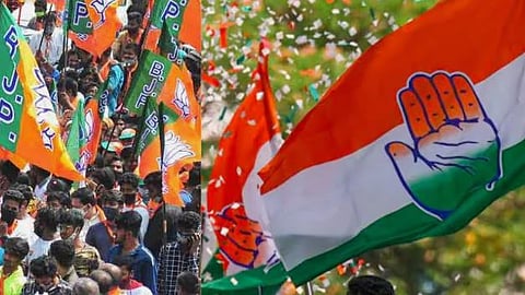 രാജസ്ഥാനിലും തെലങ്കാനയിലും കോൺഗ്രസിന് ആശ്വാസം, മുന്നേറ്റം: BJP മൂന്നാം സ്ഥാനത്തേക്ക് തള്ളപ്പെട്ടു | Congress