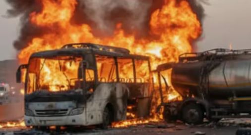 സൗദി ബസ് ദുരന്തം: മൃതദേഹങ്ങൾ തിരിച്ചറിയൽ 2 ദിവസത്തിനുള്ളിൽ പൂർത്തിയാകും; മദീനയിൽ ക്യാമ്പ് ഓഫീസ് തുറന്നു | Bus