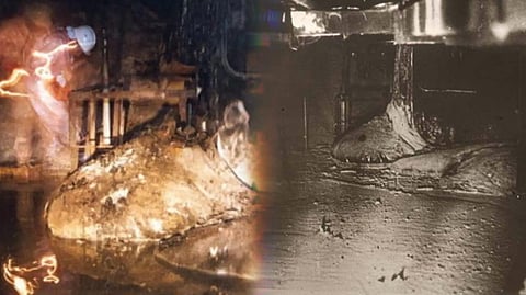 Chernobyl's infamous elephant foot 