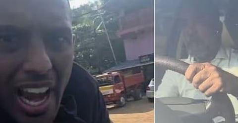 സിനിമയെ വെല്ലുന്ന രംഗങ്ങൾ: ബോണറ്റിൽ ആളുമായി അപകടകരമായ രീതിയിൽ കിലോമീറ്ററുകളോളം കാറോടിച്ചു, ഡ്രൈവർ പിടിയിൽ | Driver