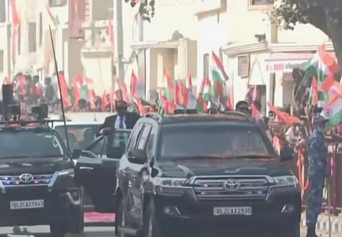 അയോധ്യയിൽ പ്രധാന മന്ത്രിയുടെ റോഡ് ഷോ:  രാമ ക്ഷേത്രത്തിൽ ധ്വജാരോഹണം ഉടൻ | Ayodhya