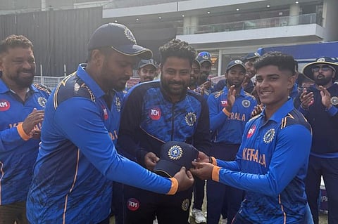 സയ്യിദ് മുഷ്താഖ് അലി ട്വൻ്റി 20 ടൂർണ്ണമെൻ്റിൽ ഛത്തീസ്ഗഢിനെ എട്ട് വിക്കറ്റിന് തകർത്ത് കേരളം