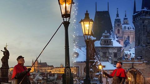 Christmas Lamp Lighting Ceremony of Charles Bridge