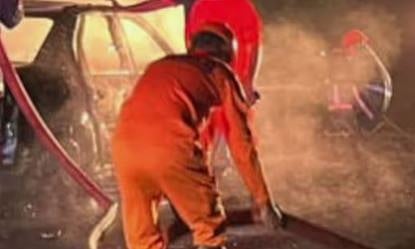 ശബരിമല തീർത്ഥാടകരുടെ കാറിന് തീപിടിച്ചു: വൻ അപകടം ഒഴിവായി | Sabarimala