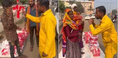 "ഒഡീഷ ഹിന്ദു രാഷ്ട്രമാണ്"; സാന്താ തൊപ്പി വിറ്റ കച്ചവടക്കാരെ ഭീഷണിപ്പെടുത്തി ഹിന്ദുത്വ പ്രവർത്തകർ | Hindutva Activists