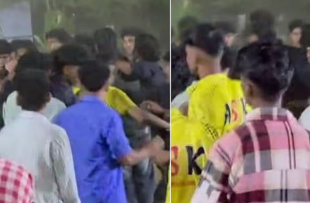 മണ്ണാർക്കാട് ക്ഷേത്രോത്സവത്തിനിടെ യുവാക്കളുടെ കൂട്ടയടി: പോലീസ് ലാത്തി വീശി | Temple festival