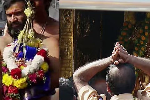 സന്നിധാനം ശരണ മന്ത്രങ്ങളാൽ മുഖരിതം: തങ്ക അങ്കി ചാർത്തിയുള്ള മണ്ഡലപൂജ ചടങ്ങുകൾ പൂർത്തിയായി | Sabarimala