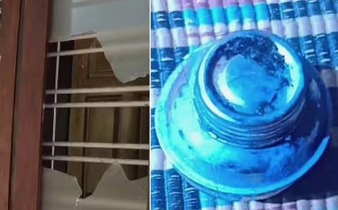 വാതിലിന് സമീപം സ്റ്റീൽ ബോംബ്, ജനൽ ചില്ലുകൾ പൊട്ടി : വടകരയിൽ വോട്ട് മാറി ചെയ്ത LDF അംഗത്തിൻ്റെ വീടിന് നേർക്ക് ആക്രമണം | LDF