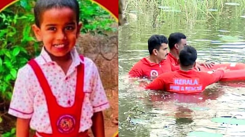 21 മണിക്കൂർ നീണ്ട തിരച്ചിൽ വിഫലം; മൂന്ന് വയസ്സുകാരന്റെ മൃതദേഹം കുളത്തിൽ കണ്ടെത്തി; കുഞ്ഞ് അബദ്ധത്തിൽ കുളത്തിൽ വീഴാനുള്ള സാധ്യതയില്ലെന്നും അന്വേഷണം വേണമെന്നും നാട്ടുകാർ | Palakkad Child Death